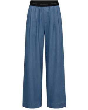 co'couture Jeans ,Blauw ,Denim Wide Jeans