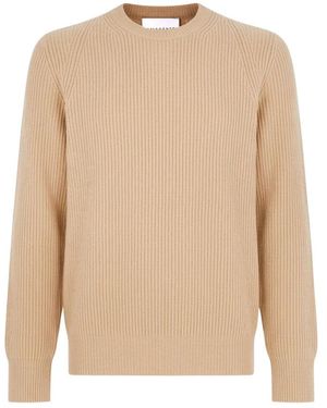 Amaranto Round-Neck Knitwear - Natural