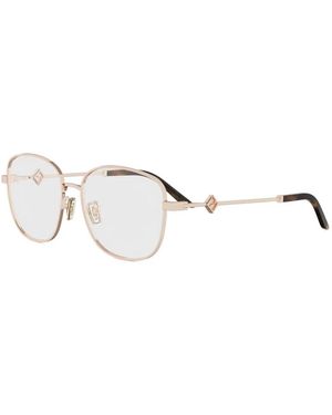 Fendi Accessoires ,Geel ,Ff Diamanten Fe 50151U Optisch Montuur - Metallic