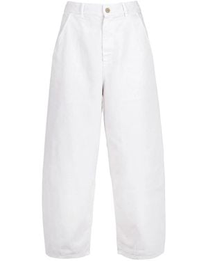Alysi Wide Trousers - White