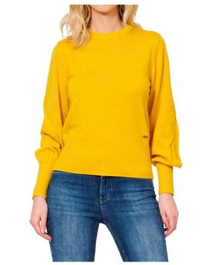 ARMANI EXCHANGE Round-Neck Knitwear - Yellow