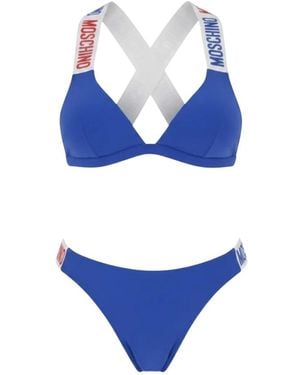 Moschino Badmode ,Blauw ,Swim Bikini V5723B