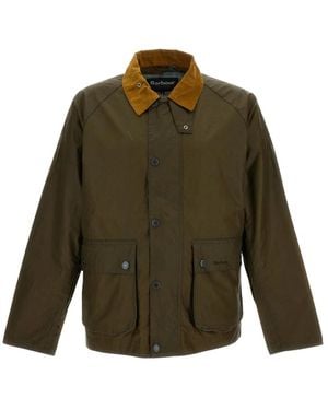 Barbour Jassen ,Bruin ,Katoen Modern Bedale Wax Jacket - Groen