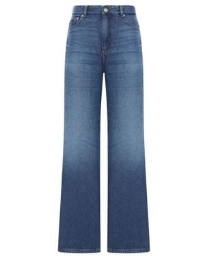Ganni Wide Jeans - Azul