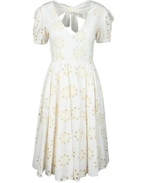 Giulia N Couture Midi Dresses - Blanc