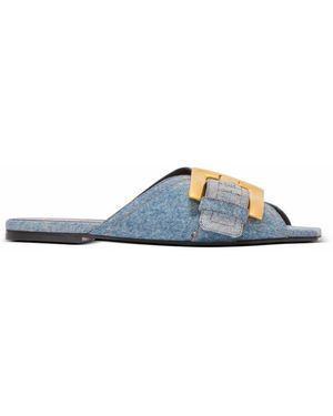 Balmain Sliders - Azul