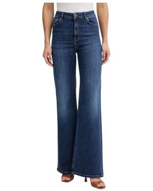 Twinset Flared Jeans - Azul