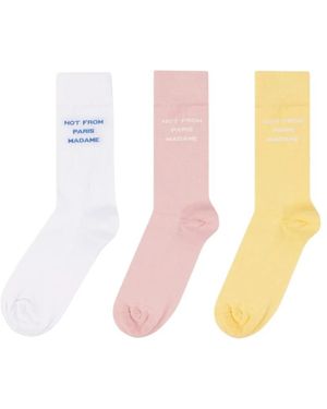 Drole de Monsieur Socks - White