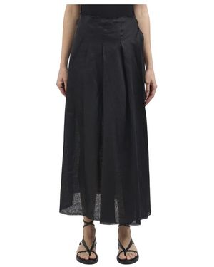 Isabel Benenato Midi Skirts - Negro