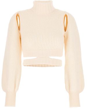 ANDREA ADAMO Turtlenecks - Bianco