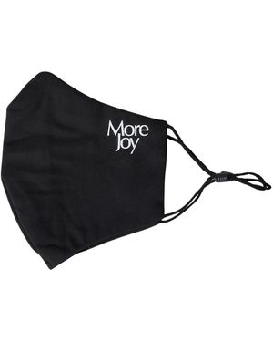 More Joy Logo Print Face Mask - Schwarz