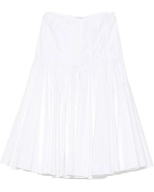 Jacquemus Midi Skirts - White
