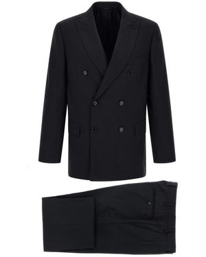 Brioni Double Breasted Suits - Negro