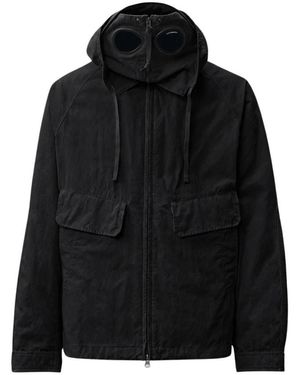 C.P. Company Jassen ,Zwart ,Nylon Mixed Explorer Jacket