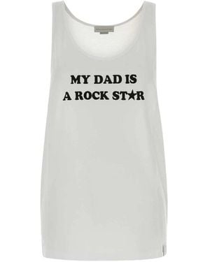 Stella McCartney Tops ,Wit ,Sleeveless Tops - Grijs