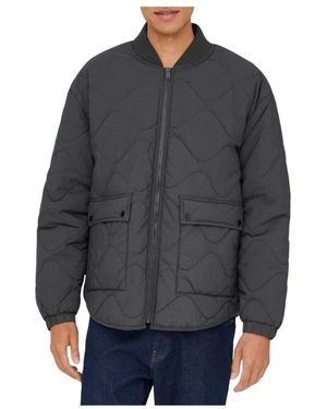 Only & Sons Bomber Jackets - Gris