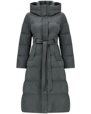 CESARE GASPARI Steel Grace Puffer Coat - Grijs