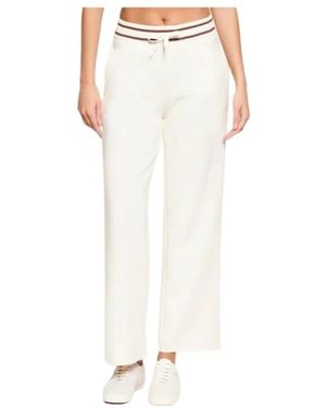 ARMANI EXCHANGE Wide Trousers - White