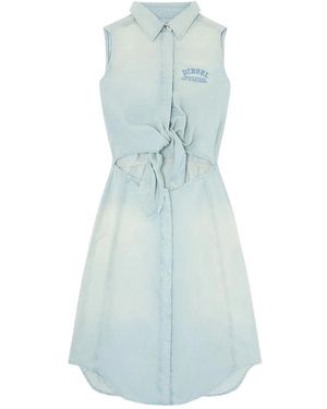 DIESEL Shirt Kleider - Blau