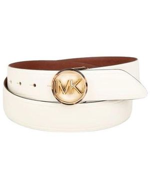 Michael Kors 38Mm Gürtelschnalle Mit Schildpatt-Muster - Weiß