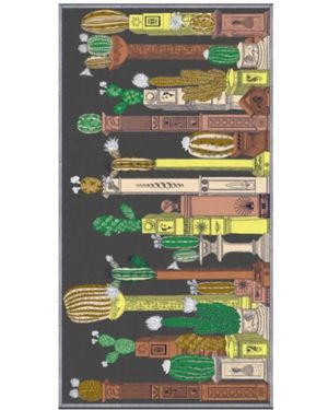 Inoui Edition Accessoires ,Veelkleurig ,Linnen Etole Tequila - Groen