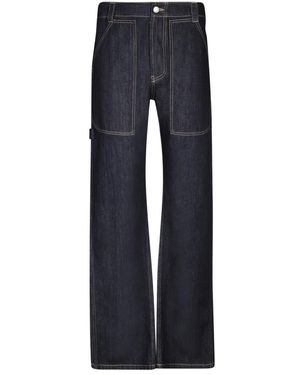 McQueen Wide Jeans - Azul
