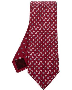 Ferragamo Ties - Rouge