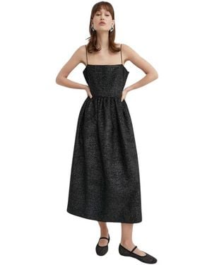 Stine Goya Midi Dresses - Negro