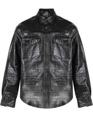 Vetements Leather Jackets - Gray