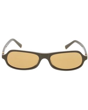 Miu Miu Accessoires ,Groen ,Zonnebrillen - Metallic