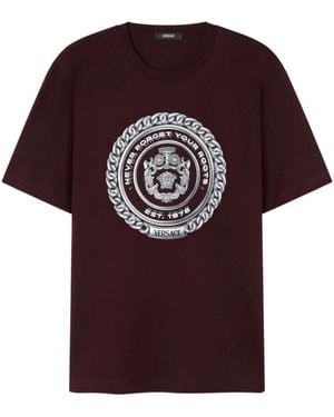 Versace T-Shirts - Brown
