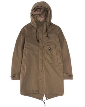 C.P. Company Jassen ,Groen ,Polyester Cyclone Parka - Bruin