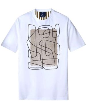 Riviera Street Art T-Shirt - Blauw