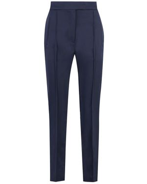 PT01 Broeken ,Blauw ,Stretch Viscose Broek