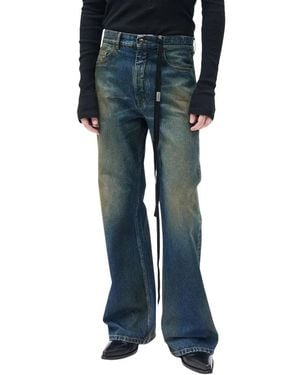 Ann Demeulemeester Wide Jeans - Blue