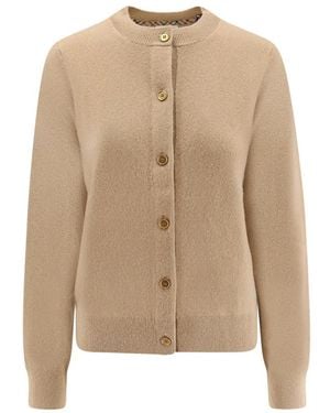 Burberry Cardigans - Natural