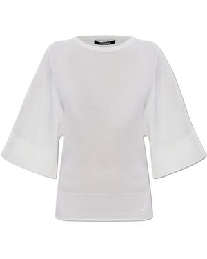 Jacquemus Round-Neck Knitwear - Bianco