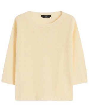 Weekend by Maxmara Ronde Hals Gebreid - Naturel