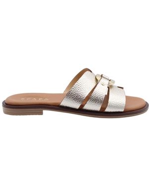 Scapa Harlekinfisch Clogs - Braun