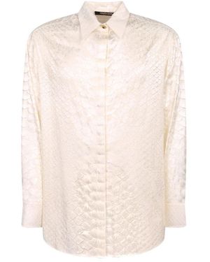 Roberto Cavalli Casual Shirts - Natural