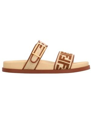 Fendi Sliders - Brown
