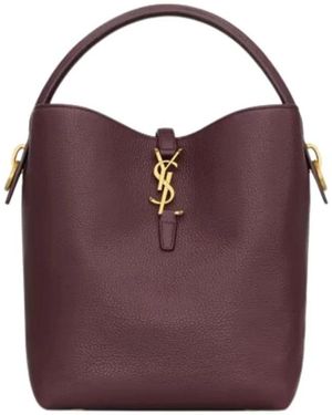 Saint Laurent Bucket Bags - Purple