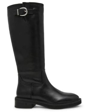 Steve Madden Schwarze Stiefel Für Stilvolle Outfits