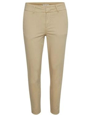 Part Two Slim-Fit Trousers - Natural