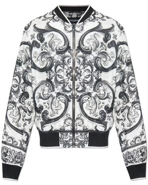Dolce & Gabbana Bomber Jackets - Blanco