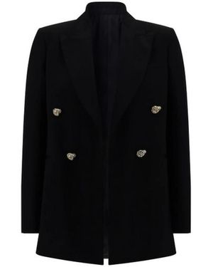 Lanvin Jassen ,Zwart ,Wol Klassieke Wollen Blazer
