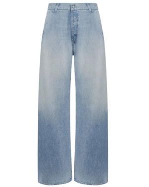 Dondup Wide Jeans - Blu