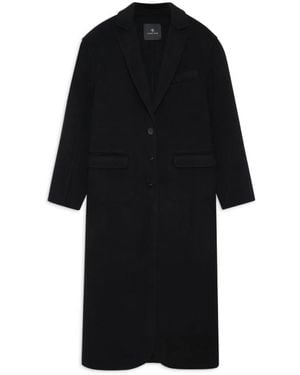 Anine Bing Single-Breasted Coats - Negro