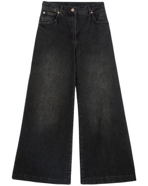 Aspesi Wide Jeans - Negro