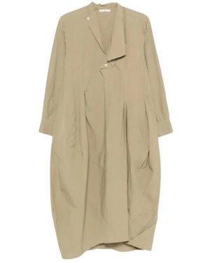 High Shirt Dresses - Neutre